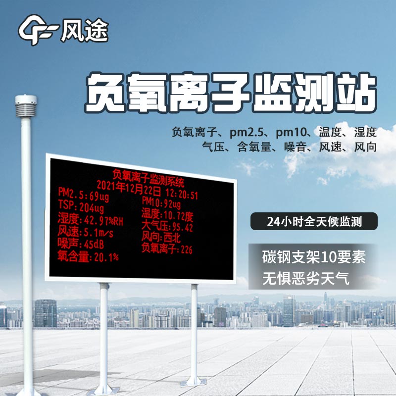 用數(shù)據(jù)量化生態(tài)效益，公園負(fù)（氧）離子監(jiān)測(cè)系統(tǒng)